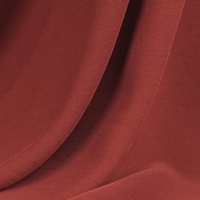 Tissu brocart tissé en polyester et élasthanne 250g, lourd, uni, teint, mat, imitation peau, doux, lisse, respirant, anti-UV, pour femme