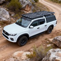 Prix de gros B2B Accessoires 4x4 Vente en gros 125*135cm Plateforme de toit universelle en aluminium pour camionnette Pick-up Canopy Ute
