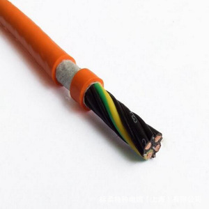 Câble optique de puissance pour servomoteur à chaîne de traînage certifié ROHS 440V avec gaine en PVC flexible TRVV 2-66 conducteurs pour robots, bras robotiques, machines - Product Image 4