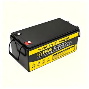 Batería de fosfato de hierro y litio de 12.8V 150Ah, ≥5000 ciclos, reemplazo para sistemas de baterías de plomo-ácido para vehículos recreativos y sistemas fuera de la red - Product Image 3