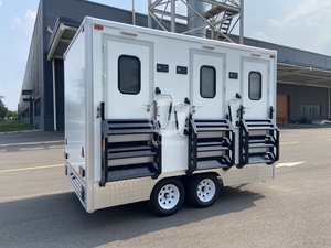 Toilettes portables avec lavabo, toilettes mobiles de luxe, remorque WC, camion WC mobile pour extérieur, facile à nettoyer - Product Image 2