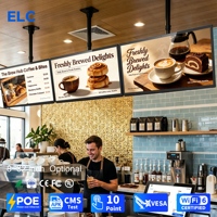 Pantalla Táctil de Menú para Restaurantes Android de 15.6 a 32 Pulgadas, Señalización Digital para Cafeterías, Publicidad de Servicios de Alimentos y Exhibición en Interiores
