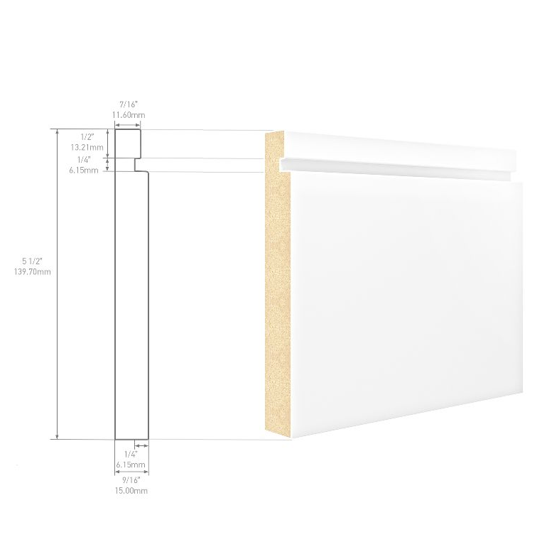 Грунтованная Корона молдинг плинтус доска плинтус плита МДФ Молдинг