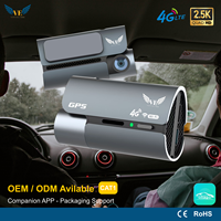 VIEVGUARB T229 Cámara para Coche con Control por App, Visión Nocturna, WDR, Sensor G, Monitor de Estacionamiento, Grabación en Bucle, 1080P, GPS, Grabación Dual, 4G LTE