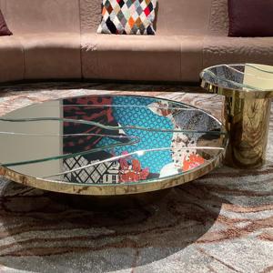 Mesa de Centro de Acero Inoxidable de Lujo Blaine Life, Mueble Moderno y Duradero para Sala de Estar o Bar en Casa, con 3 Años de Garantía - Product Image 3