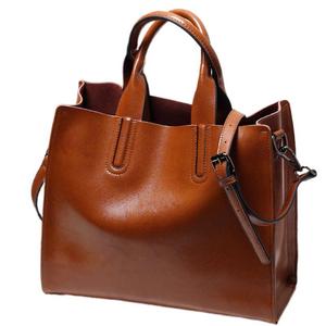 Bolso de Mano de Cuero Genuino de Primera Calidad, Diseño Clásico con Doble Solapa, Bolsos de Mensajero de Lujo para Mujer - Product Image 1