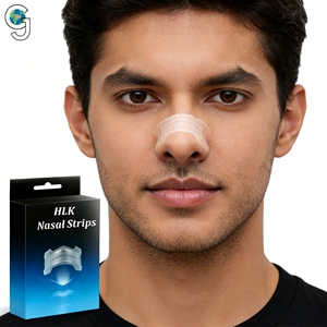 Parches Nasales HLK Healthcare Supply Breathe Right Extra Strength, Tiras Nasales para Mejorar la Respiración y el Sueño - Product Image 1