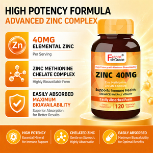 Nuevo Suplemento de Zinc Shecome, Promueve la Salud de la Piel en Adultos, Mejora la Elasticidad de la Piel, Cápsulas de Zinc, 120 Cápsulas - Product Image 4