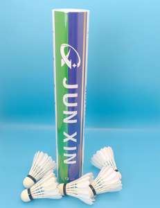 OEM/ODM JUNXIN A016 Hoge Prestatie Cigu Eendenveren Badminton Shuttlecocks voor Professionele Training - Product Image 4