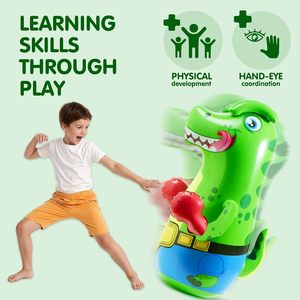 Saco de Boxeo Infantil Autoportante, Inflable de PVC, Equipo de <span class=keywords><strong>Fitness</strong></span> para el Hogar, para Práctica Deportiva y Entrenamiento de Niños - Product Image 3