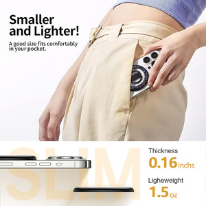 Flash Kim Cương Từ Điện Thoại Người Giữ Nhẫn Có Thể Gập Lại Bảng Điều Khiển Tiện Ích Cho Xem Bản Lề Lười Biếng Hai Mặt Kim Loại Thiết Kế - Product Image 3