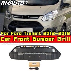 Grille de pare-chocs avant de voiture, grilles de course, calandre pour Ford Transit 2012-2018, kit carrosserie, accessoires automobiles - Product Image 2