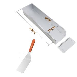 Stampo <span class=keywords><strong>Rettangolare</strong></span> Regolabile in Alluminio di Alta Qualità per Tiramisù Teglia da Forno per Pasticceria - Product Image 5