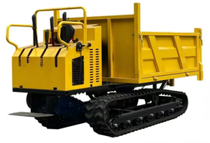 Mini-dumper à chenilles auto-chargeur à gaz, en acier épaissi, pour le transport sur chenilles - Product Image 3