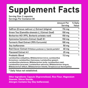 Top Seller Weight Loss Pills Green Tea Extract for Exercise Weight Management Fat Burn Gut Health Women Appetite Suppressant - Product Image 2