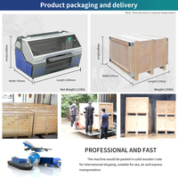 Printer inkjet 5060UV flatbed mampu mencetak Lengan headphone, printer medali, printer inkjet UV