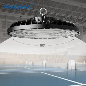 Cao lumen Vòng UFO công nghiệp đèn Chống bụi chống thấm nước IP65 Highbay ánh sáng 100W 150W 200W 240W 300W dẫn ánh sáng bay cao