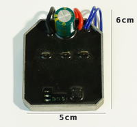 Carte de commande de meuleuse d'angle électrique au lithium sans brosse haute puissance 60A 21V
