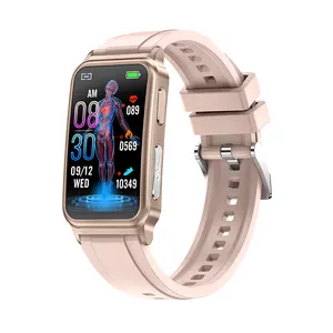 Yeni İzle ekg akıllı saat müzik çalar app pazarı NFC BT çağrı AI arama spor saatler G08 kalp hızı kan s ugar smartwatch