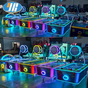 YIRUN Cool Black Air Hockey Game Table Coin Operated 'Strike the Ball to <strong>Opposite</strong> Hole' Shoot Goal Simulator on Sale - Product Image 6