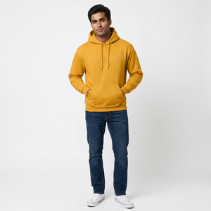 Sweat-shirts à capuche personnalisés en gros pour hommes, en molleton technique et coton, style patchwork, coupe oversize - Product Image 1