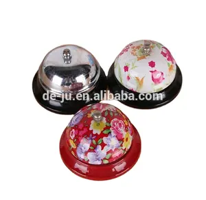 Popular Design Beautiful Appearance LOGO Printing Metal Dinner Table Bell