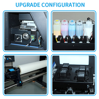 Impresora DTF de 60 cm, 2/4 Cabezales, Impresora DTF I3200, Máquina de Impresión de Camisetas para Imprimir Colores Fluorescentes y Neón