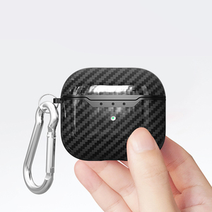 Étui en fibre de carbone pour écouteurs, étuis pour écouteurs <span class=keywords><strong>Air</strong></span> <span class=keywords><strong>Buds</strong></span>, housse antichoc pour Airpods 3 Pro 2 - Product Image 5