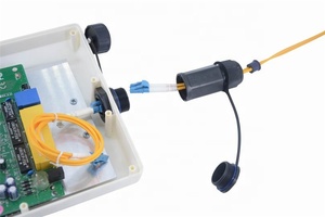 Optocoupleur M25 LC avec connecteur d'extension étanche avec couvercle, connecteur à <span class=keywords><strong>fibre</strong></span> <span class=keywords><strong>optique</strong></span> froid, tête droite, <span class=keywords><strong>prise</strong></span> femelle - Product Image 5