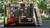 Boutique mobile Café Bar Mini Conteneur d'expédition mobile Pop Up de 10 pieds Cafés à vendre