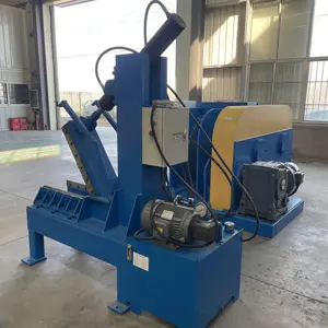 Industry Waste Wood Pallet Rubber Tire Recycling Machine, Plastic Double Shaft Shredder Machinery