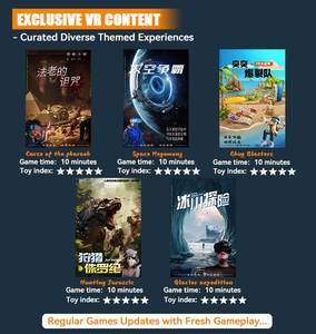 Efectos inmersivos sensoriales completos personalizados, acción multijugador, <span class=keywords><strong>VR</strong></span>, Free Roam Arena, sala de <span class=keywords><strong>juegos</strong></span> de disparos en interiores <span class=keywords><strong>para</strong></span> Team Battle - Product Image 6