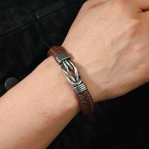 Sports Fashion Accessories Irregular Pattern Men's Artificial Leather <b>Round</b> Bracelets Combination Souvenirs Maxfree - Product Image 4