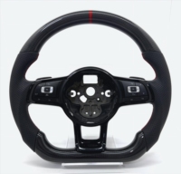 Volant sport personnalisé YLD Assembly avec bande supérieure pour Volkswagen VW GTI MK6 Golf MK7