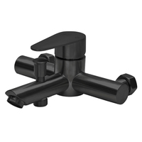 SANIPRO OEM ODM Robinet de douche mural en acier inoxydable 304 brossé, mitigeur eau chaude et froide pour baignoire