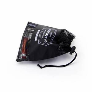 Túi Lưới Nylon Nhỏ Màu Đen LOGO Tùy Chỉnh Túi Lưới Bơi Dây Rút Polyester Túi Đựng Đồ Thể Thao - Product Image 4