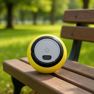 Altavoz Bluetooth Portátil Myrva Mini Amarillo 0-5W con Batería Recargable para Uso en Exteriores - Product Image 2