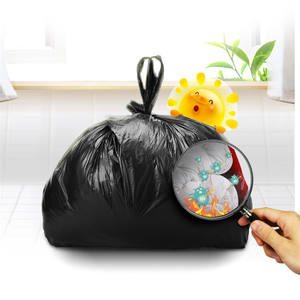 Bolsas de Basura Negras Resistentes de HDPE con Impresión de Serigrafía para Embalaje y Uso en Cajas, Suministro de Fábrica - Product Image 1