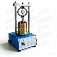 Testeur de stabilité CBR et Marshall 60 kN 3 vitesses ASTM AASHTO Tête de pressage Marshall de 152 mm (101,6 mm) Espacement entre colonnes de 220 mm