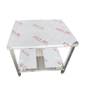 Mesa DE TRABAJO DE ACERO INOXIDABLE VICTORY, gabinete de Banco SS, mesa de centro, equipo de panadería para otros suministros de hotel y restaurante - Product Image 2