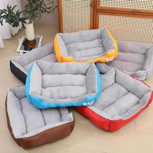 Pet Bed Sofa for Dogs <b>Cats</b> Eco-Friendly Oxford Cloth Anti-Slip Short <b>Plush</b> PP Cotton Comfortable Winter XL - Product Image 6