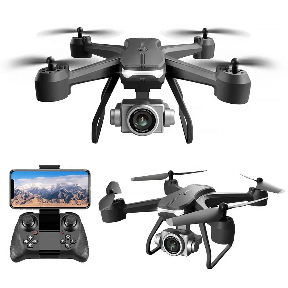 KY101 Drone 4k Hd Dual Camera Mini Wifi Fpv Visual Positioning Dron Height Preservation Rc Quadcopter