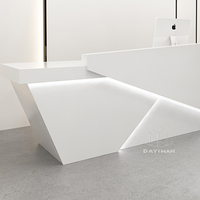 Table de réception de bureau, Design élégant, sur mesure, réception, 1 pièce