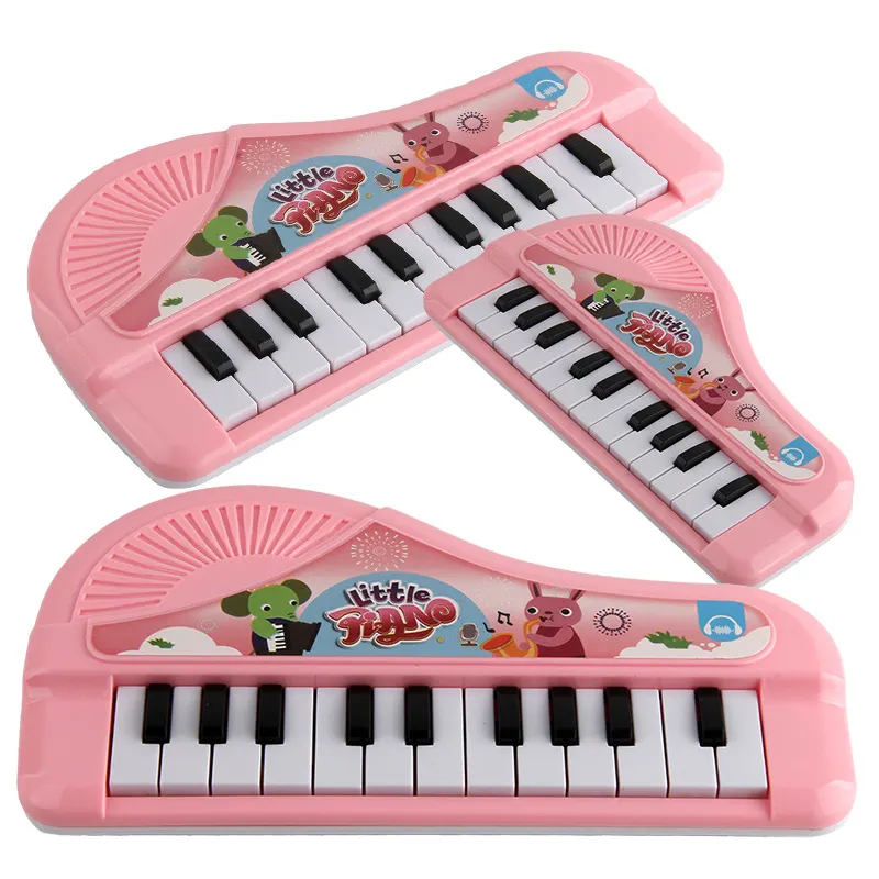 Diğer çocuklar çok fonksiyonlu bulmaca interaktif enstrüman mini piyano oyuncak elektronik org