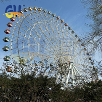 Manèges de parc de conception nouvelle et hautement fiables, grande roue géante de 88 mètres avec cabine de luxe, à vendre par des fabricants chinois