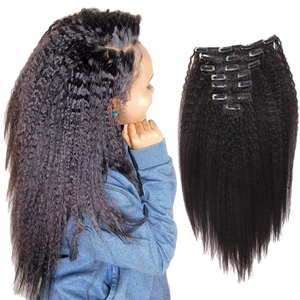 <span class=keywords><strong>Set</strong></span> di 120 grammi di estensione naturale dei capelli <span class=keywords><strong>Remy</strong></span> vietnamiti naturali non lavorati e crespi di grado invisibile 100% capelli umani - Product Image 2