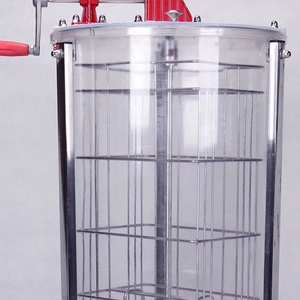 2 Khung Hoàn Toàn Minh Bạch Mật Ong Vắt Acrylic Rõ Ràng Mật Ong Vắt Thép Không Gỉ Bên Trong Khung Có Thể Nhìn Thấy Mật Ong Vắt - Product Image 5