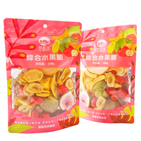 Haccp-Gecertificeerde Mixed Gedroogd Fruit Snackchips Gevriesdroogd Fruit Chips Vacuüm Gebakken Gemengd Fruit Chips 108G Zak