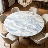 Dalle de marbre naturel de luxe, veinage naturel unique, pierre solide résistante à l'usure et à la chaleur pour la décoration de sols, murs et comptoirs