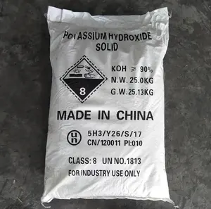 The Best Quality Commercial Chemical Raw Materials Supply Koh 90% Potassium Hydroxide Koh